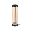 SLV LED Tischleuchte QUIMERA PHASE, 4.3W 2700/3000K (CCT Switch) 110lm, CRi >90, dimmbar, dunkel bronze