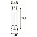table lamp QUIMERA - PHASE cylindrical, CCT Switch, switchable IP20