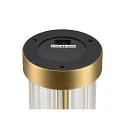 SLV LED Tischleuchte QUIMERA PHASE, 4.3W 2700/3000K (CCT Switch) 110lm, CRi >90, dimmbar, gebürstet messing