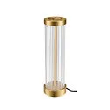 SLV LED Tischleuchte QUIMERA PHASE, 4.3W 2700/3000K (CCT Switch) 110lm, CRi >90, dimmbar, gebürstet messing