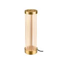 SLV LED Tischleuchte QUIMERA PHASE, 4.3W 2700/3000K (CCT Switch) 110lm, CRi >90, dimmbar, gebürstet messing
