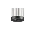 SLV LED 1-Phasen-Pendelleuchte QUIMERA PHASE, 8W 2700K 320lm, CRi >90, dimmbar, dunkel bronze