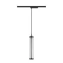 SLV LED 1-Phasen-Pendelleuchte QUIMERA PHASE, 8W 2700K 320lm, CRi >90, dimmbar, dunkel bronze