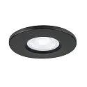 SLV Abdeckung für LED Einbauleuchte UNIVERSAL DOWNLIGHT PHASE, IP65 (Outdoor + Indoor), rund, starr, schwarz
