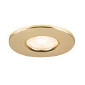 Abdeckung für LED Einbauleuchte UNIVERSAL DOWNLIGHT PHASE, IP65 (Outdoor + Indoor), rund, starr, gold matt