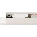 SLV LED Wandaufbauleuchte ONE LINEAR 50 PHASE, Up/Down, IP44, 52.2cm, 14W 2700/3000K (CCT Switch), CRi >90, dimmbar, weiß