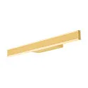 LED Wandaufbauleuchte ONE LINEAR 50 PHASE, Up/Down, IP44, 52.2cm, 14W 2700/3000K (CCT Switch), CRi >90, dimmbar, messing