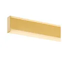 SLV LED Wandaufbauleuchte ONE LINEAR 50 PHASE, Up/Down, IP44, 52.2cm, 14W 2700/3000K (CCT Switch), CRi >90, dimmbar, messing