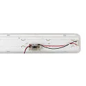 SLV LED Feuchtraumleuchte WATERPROOF V 600 ON-OFF, IP66 IK08, 67.6cm, 9/18W (multi) 3000/4000K (CCT), schaltbar, durchverdrahtet