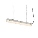 SLV LED Feuchtraumleuchte WATERPROOF V 600 ON-OFF, IP66 IK08, 67.6cm, 9/18W (multi) 3000/4000K (CCT), schaltbar, durchverdrahtet