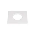 Abdeckung für LED Einbauleuchte UNIVERSAL DOWNLIGHT PHASE, IP65 (Outdoor + Indoor), quadratisch, starr, weiß