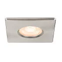 SLV Abdeckung für LED Einbauleuchte UNIVERSAL DOWNLIGHT PHASE, IP65 (Outdoor + Indoor), quadratisch, starr, aluminium