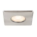 SLV Abdeckung für LED Einbauleuchte UNIVERSAL DOWNLIGHT PHASE, IP65 (Outdoor + Indoor), quadratisch, starr, aluminium