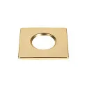 Abdeckung für LED Einbauleuchte UNIVERSAL DOWNLIGHT PHASE, IP65 (Outdoor + Indoor), quadratisch, starr, gold matt