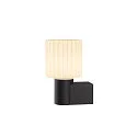 SLV Wandleuchte VARYT, IP44, rund, E14 max. 6W, ohne Schirm / Abdeckung, schwarz