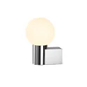 SLV Wandleuchte VARYT, IP44, rund, E14 max. 6W, ohne Schirm / Abdeckung, chrom