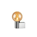 SLV Wandleuchte VARYT, IP44, rund, E14 max. 6W, ohne Schirm / Abdeckung, chrom