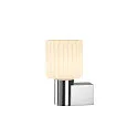 SLV Wandleuchte VARYT, IP44, rund, E14 max. 6W, ohne Schirm / Abdeckung, chrom