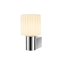 SLV Wandleuchte VARYT, IP44, rund, E14 max. 6W, ohne Schirm / Abdeckung, chrom