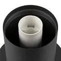 SLV Tischleuchte VARYT, rund, E14 max. 6W, schwarz