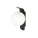 SLV Wandleuchte SUN PHASE, G9 max. 40W (LED), schwarz, rund