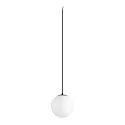 SLV Pendelleuchte SUN 20, E27, offenes Kabelende, 1x max. 40W, matt schwarz