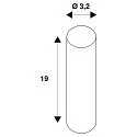 Segula filament lamp TUBE SOFT SPIRAL - PHASE clear E27 6W 570lm 2200K 330° CRI 90-100 dimmable