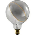 Segula LED lamp ILLUSION GLOBE 125 SLANTING TOP - SMOKEY - PHASE G125 matt E27 5W 350lm 2200K 330° CRI 90-100 dimmable