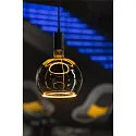 Segula LED lamp FLOATING GLOBE 200 - SMOKEY BLACK- PHASE G200 matt E27 6W 300lm 1900K 330° dimmable