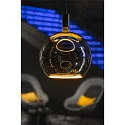 Segula LED lamp FLOATING GLOBE 300 - SMOKEY BLACK- PHASE matt E27 8W 350lm 1900K 330° dimmable