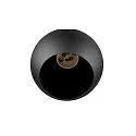 3-Phasen Pendelleuchte LIGHT EYE® 90, Ø 8.9cm, GU10 PAR16 / PAR51 max. 6W, Stahl, inkl. Adapter, matt schwarz