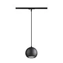 SLV 1-Phasen Pendelleuchte LIGHT EYE® 150, GU10 max. 13W, matt schwarz