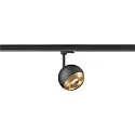 3-phase spot LIGHT EYE® 150 swivelling, rotatable, ball shaped GU10 IP20, black matt dimmable