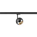 3-phase spot LIGHT EYE® 150 swivelling, rotatable, ball shaped GU10 IP20, black matt dimmable