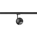 3-phase spot LIGHT EYE® 150 swivelling, rotatable, ball shaped GU10 IP20, black matt dimmable