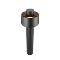 SLV Outdoor Stehleuchte PHOTONI CYL POLE 75, IP65 IK08, 75cm, zylindrisch, E27, Aluminium, seeluft-beständig, schwarz matt