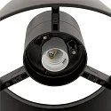 SLV outdoor ceiling luminaire PHOTONI CYL cylindrical, with spacer E27 IP65, black matt dimmable