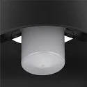 SLV outdoor ceiling luminaire PHOTONI CYL cylindrical, with spacer E27 IP65, black matt dimmable