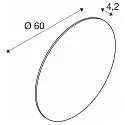 lamp shade MANA 60 - MOON STRUCTURE cylindrical