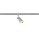 1-Phasen-Strahler PURI 2.0 DOME, GU10 max. 6W, drehbar und schwenkbar, grau