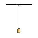 SLV 1-Phasen Pendelleuchte PURI 2.0 TUBE, GU10 max. 6W, schwarz / gold