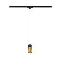 SLV 1-Phasen Pendelleuchte PURI 2.0 CONE, GU10 max. 6W, schwarz / gold