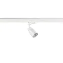 SLV 3-Phasen-Strahler PURI 2.0 TUBE, GU10 max. 6W, drehbar und schwenkbar, weiß
