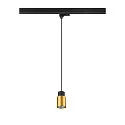 SLV 3-Phasen Pendelleuchte PURI 2.0 TUBE, GU10 max. 6W, schwarz / gold