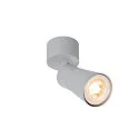 wall and ceiling luminaire PURI 2.0 - CONE GU10 IP20, grey dimmable