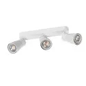 SLV Wand- und Deckenleuchte PURI 2.0 DOME, Long, 3x GU10 max. 6W GU10, weiß