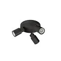 SLV Wand- und Deckenleuchte PURI 2.0 TUBE, rund, 2x GU10 max. 6W, schwarz