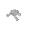 SLV Wand- und Deckenleuchte PURI 2.0 CONE, rund, 2x GU10 max. 6W, grau