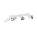 SLV Wand- und Deckenleuchte PURI 2.0 TUBE, Long, 4x GU10 max. 6W, weiß