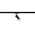 1-phase spot PURI 2.0 BASIC swivelling, rotatable GU10 IP20, black dimmable